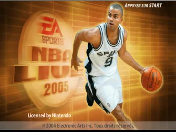 NBA Live 2005 screen shot title